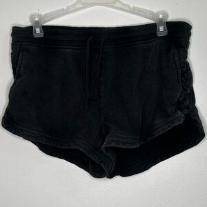 Aerie dark grey/black mini sweatshorts